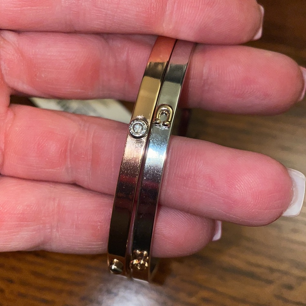 Coach Two Piece Bangle Set - Picture 4 of 6